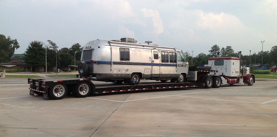 RV trailer transport